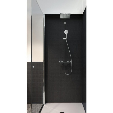 Душевая система hansgrohe Crometta Е 240 1jet Showerpipe с термостатом 27271000, хром