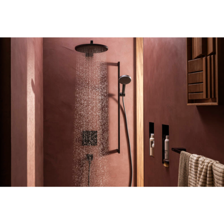 Ручной душ hansgrohe Raindance Alive Select S, 24500340, шлифованный черный хром