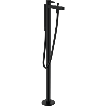 Внешняя часть смесителя для ванны hansgrohe Finoris напольного монтажа 76445670, матовый черный