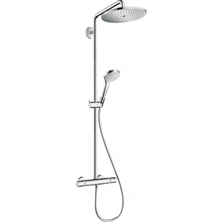 Душевая система hansgrohe Croma Select S Showerpipe 280 1jet с термостатом 26790000, хром