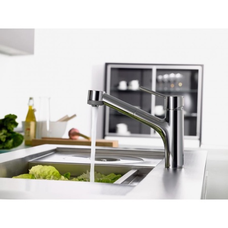 Смеситель hansgrohe Talis S для кухонной мойки 32841000, хром