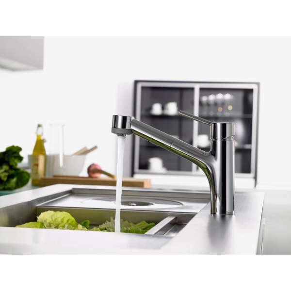 Смеситель hansgrohe Talis S для кухонной мойки 32841000, хром