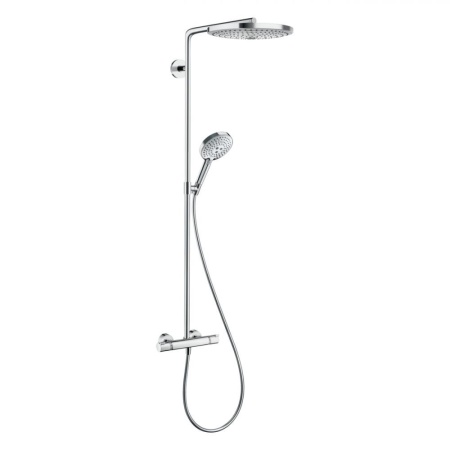 Душевая система hansgrohe Raindance Select S S300 2jet Showerpipe с термостатом 27133000, хром