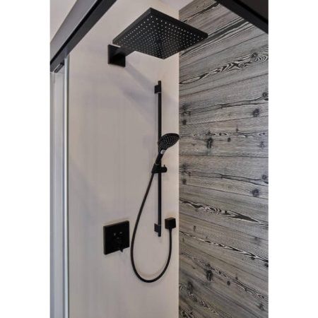 Верхний душ hansgrohe Raindance E 300 1jet с держателем 26238670, матовый черный