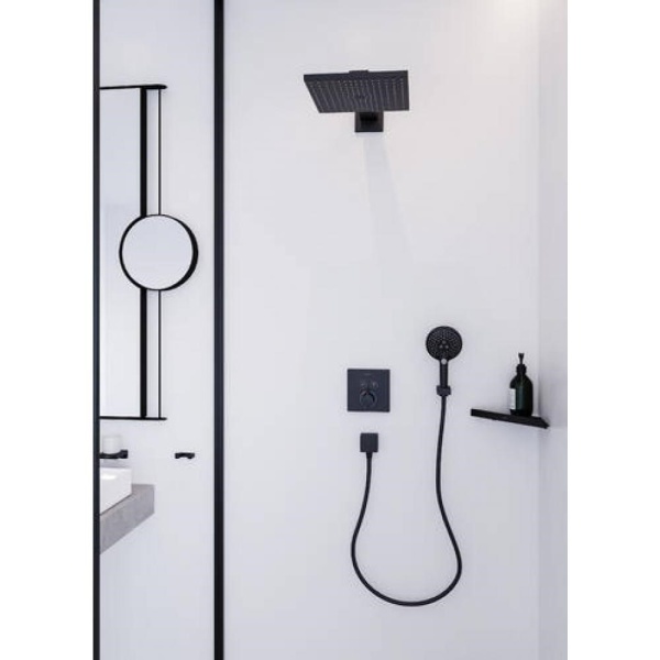 Верхний душ hansgrohe Raindance E 300 1jet с держателем 26238670, матовый черный