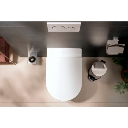 Унитаз hansgrohe EluPura Original S подвесной с сиденьем без микролифта 60207450, белый