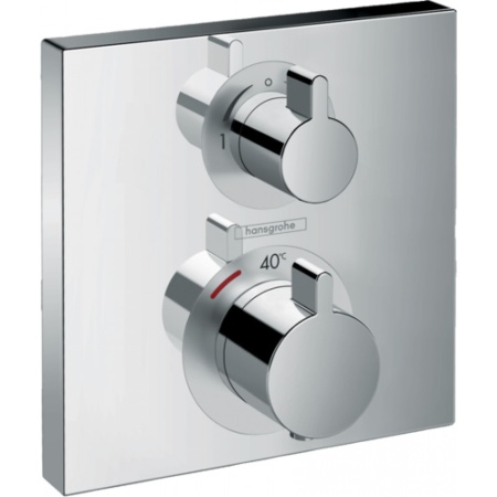 Термостат hansgrohe Ecostat Square для 2 потребителей 15714000, хром