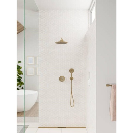 Ручной душ Hansgrohe Raindance Select S 120 3jet 26530140, шлифованная бронза