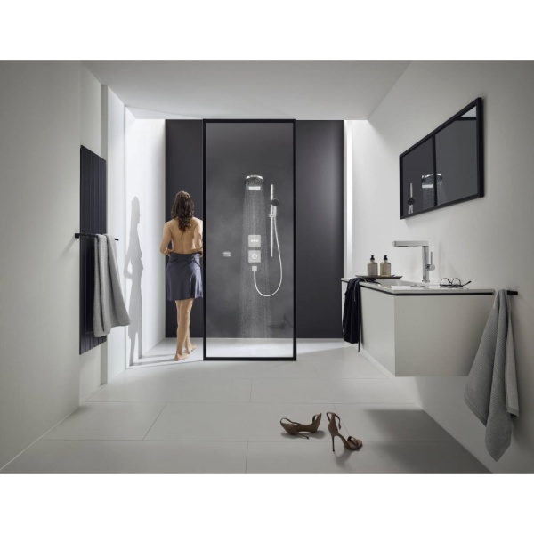 HG ShowerSelect Термостат hflow СМ BBC 15760340, шлифованный черный хром