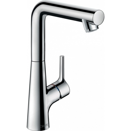 Смеситель hansgrohe Talis S для раковины с поворотным изливом и сливным гарнитуром 72105000, хром