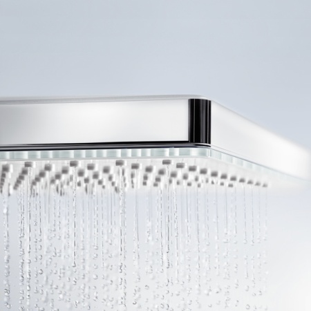 Hansgrohe Rainmaker Select Верхний душ 460 3jet с держателем хром-белый матовый 24007400