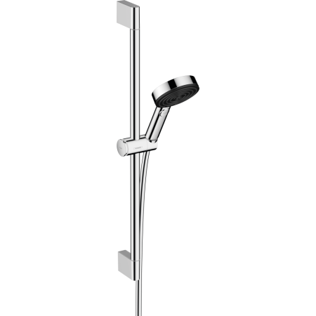 Душевой гарнитур hansgrohe Pulsify Select S 105 3jet Relaxation EcoSmart cо штангой 65 см 24161000, хром