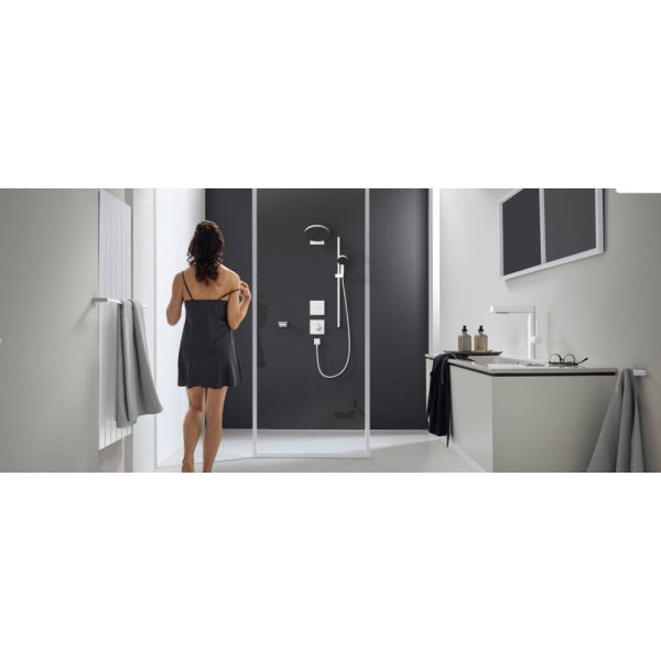 Готовый набор для душа скрытого монтажа hansgrohe Pulsify HG-PR25, матовый белый