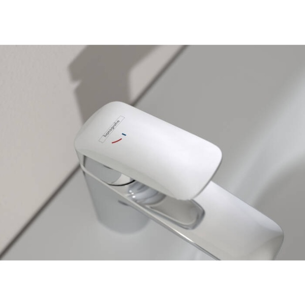Смеситель для раковины hansgrohe Logis E 70 CoolStart, со сливным гарнитуром 71164000, хром