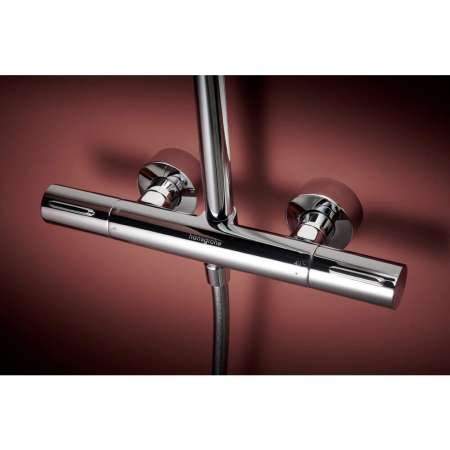 Душевая система hansgrohe Raindance Alive S Puro Showerpipe 300 1jet с Ecostat Element, 24592000, хром