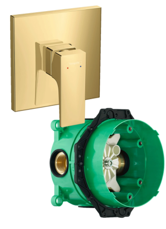 Смеситель для душа со скрытой частью Hansgrohe Metropol 32565990S золото