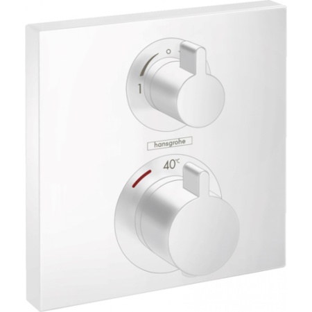 Термостат Hansgrohe Ecostat Square, скрытого монтажа, для 2 потребителей 15714700, матовый белый