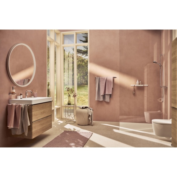 Смеситель для раковины hansgrohe Tecturis S 110 Fine CoolStart, EcoSmart+, с донным клапаном, 73323000, хром
