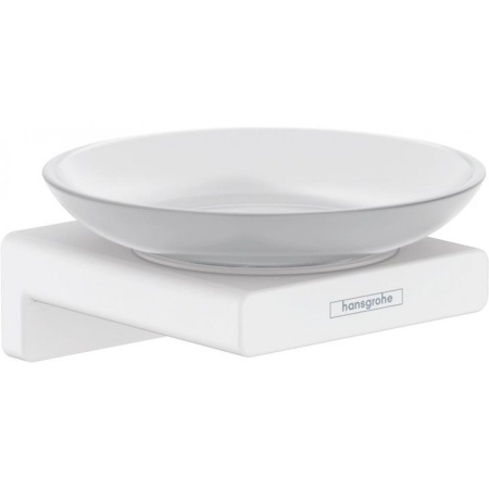 Мыльница AddStoris Hansgrohe 41746700, матовый белый