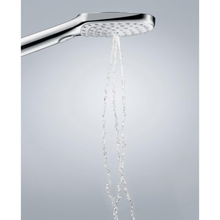 Ручной душ hansgrohe Raindance Select 120 Air 3jet 26520400, белый/хром