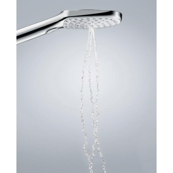 Ручной душ hansgrohe Raindance Select 120 Air 3jet 26520400, белый/хром