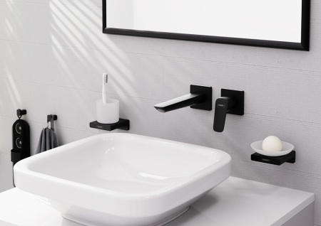 Hansgrohe Logis Смеситель для раковины Fine 20,5 см черный матовый 71256670