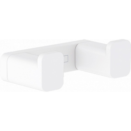 Двойной крючок AddStoris Hansgrohe 41755700, матовый белый