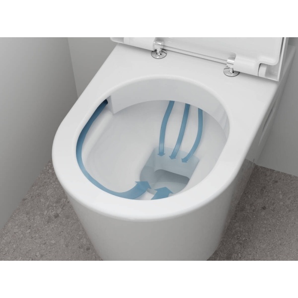 Унитаз hansgrohe EluPura Original S подвесной с сиденьем без микролифта 60207450, белый