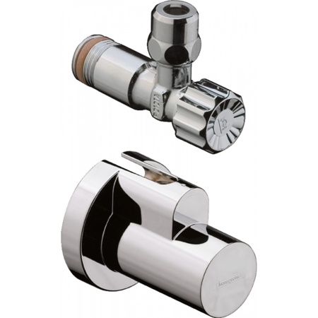 Вентиль угловой hansgrohe, 13954000, хром