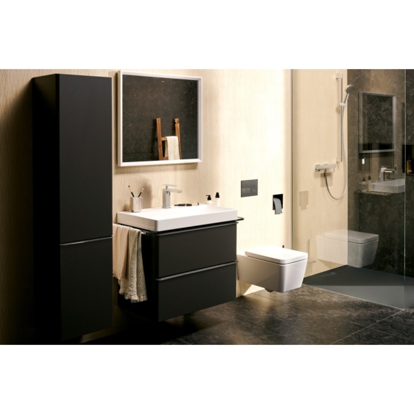 Смеситель для раковины hansgrohe Tecturis E 110 с гигиеническим душем и душевым шлангом, 73210000, хром