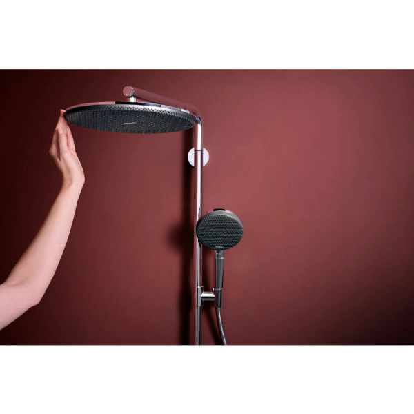 Душевая система hansgrohe Raindance Alive S Puro Showerpipe 300 1jet с Ecostat Element, 24592000, хром