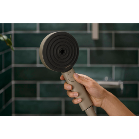 Ручной душ hansgrohe Pulsify Planet Edition 105 3jet Relaxation EcoSmart+ Select, 26077210, песок