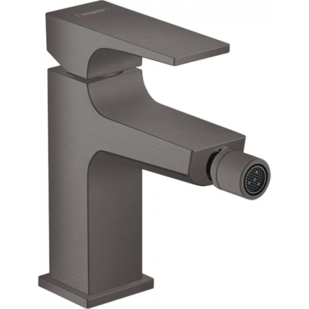Смеситель hansgrohe Metropol для биде с донным клапаном Push-Open, 32520340, шлифованный черный хром