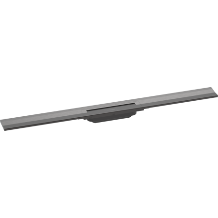 Внешняя часть трапа для душа hansgrohe RainDrain Flex, 90 см, укорачиваемая 56052340, шлифованный черный хром