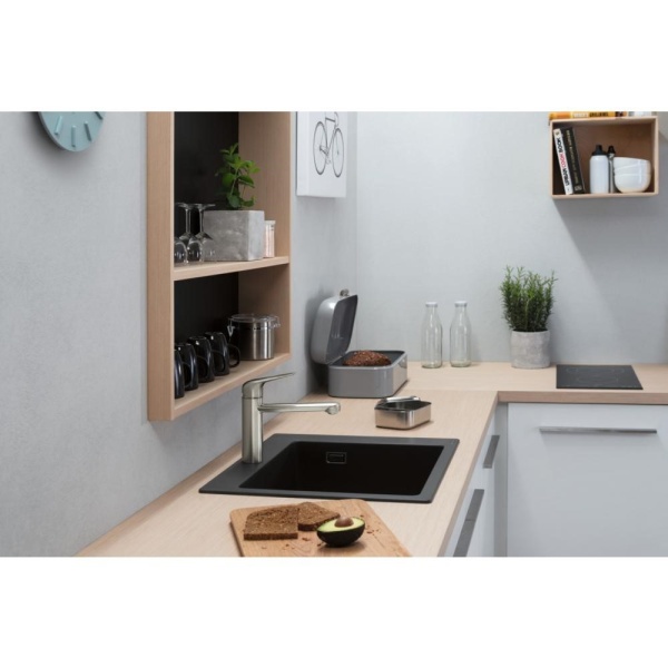 Кухонный смеситель однорычажный, 120, 1jet Hansgrohe 71806000, хром
