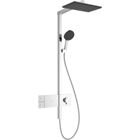 Душевая система hansgrohe Raindance Alive Q Showerpipe 210/340 1jet с термостатом ShowerSelect Comfort, 24580000, хром