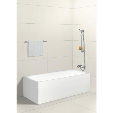 Душевой набор hansgrohe Crometta Vario и мыльницей Casetta 65 26553400, белый/хром
