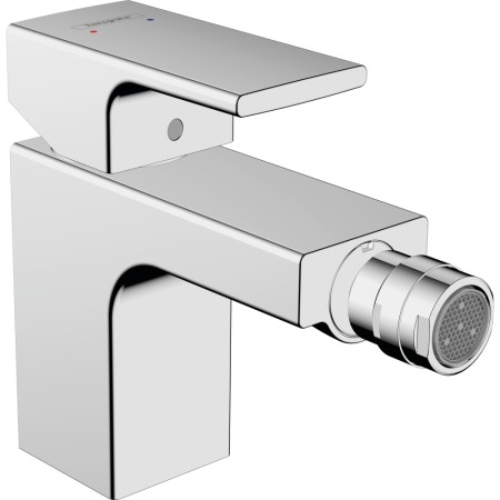 Смеситель для биде hansgrohe Vernis Shape с металлическим сливным гарнитуром 71219000, хром