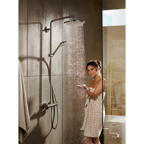 Душевая система hansgrohe Croma Select S Showerpipe 280 1jet с термостатом 26790000, хром