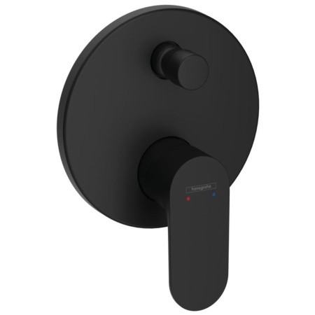 Смеситель для ванны hansgrohe Rebris S, скрытого монтажа 72466670, матовый черный