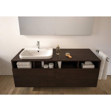 Смеситель для раковины hansgrohe Logis 71107000, со средним изливом, со сливным клапаном Push-Open, хром