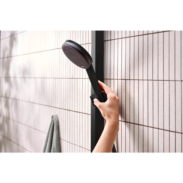 Душевая система hansgrohe Raindance Alive S Showerpipe 300 2jet с термостатом ShowerSelect Comfort, 24595670, матовый черный
