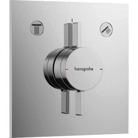 Внешняя часть смесителя hansgrohe DuoTurn E скрытого монтажа на 2 функции, 75417000, хром
