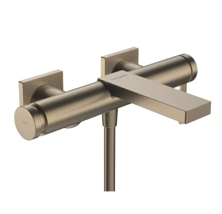 Смеситель для ванны и душа Hansgrohe Tecturis E, 73420140, шлифованная бронза