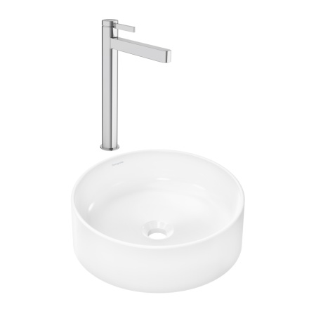 Готовый набор для раковины hansgrohe Xuniva S накладной со смесителем Finoris 260 HG-PR266, белый/хром