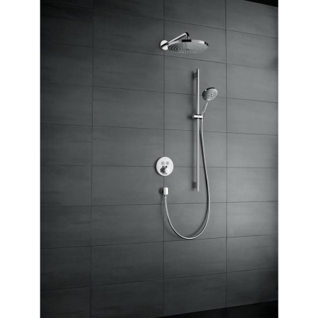 Душевой набор hansgrohe Raindance Select S 120 3jet/Unica 26631400, белый/хром