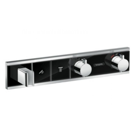 Термостат hansgrohe RainSelect для душа 15355600, черный/хром