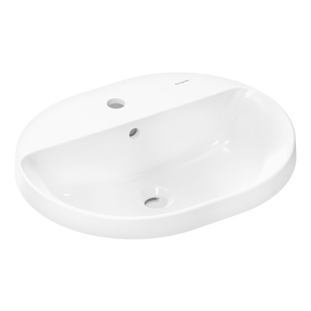 Hansgrohe Xuniva U Раковина накладная 400x400x130 белый 60161450