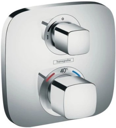 Hansgrohe 15707000S Set HG Ecostat E термостатический смеситель для душа (15707000+01800180)
