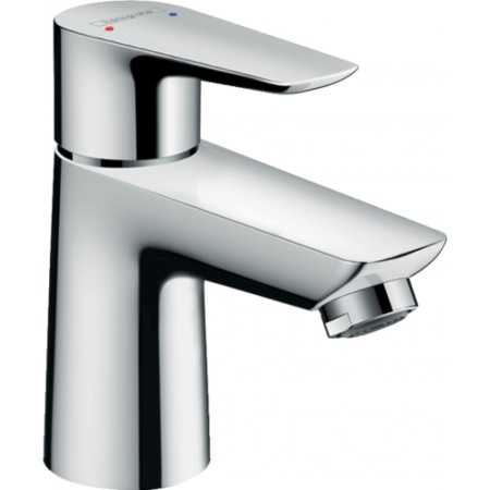 Смеситель для раковины 80, однорычажный, со сливным клапаном push-open Hansgrohe 71701000, хром